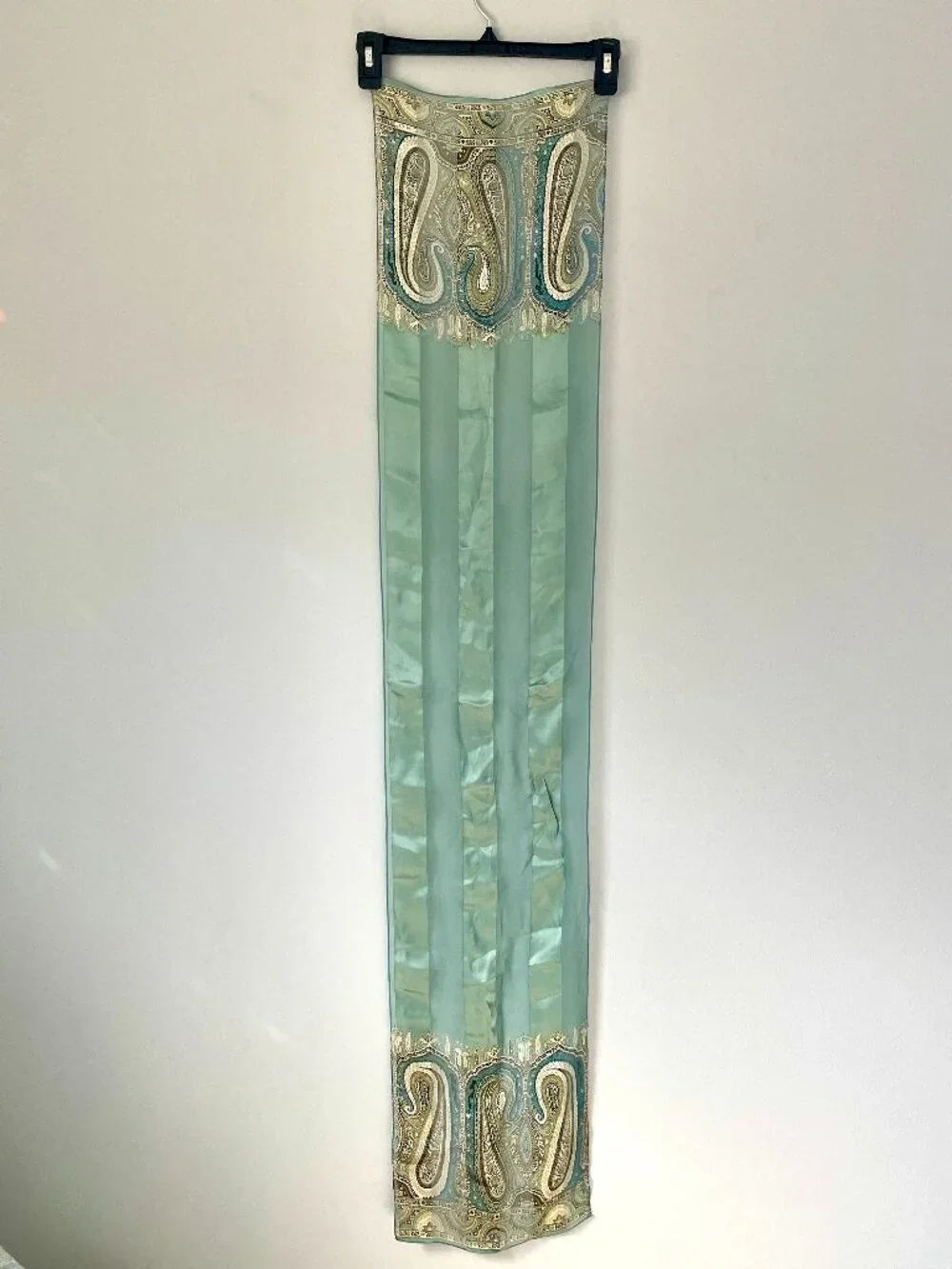 Vintage Echo Paisley Silk Scarf